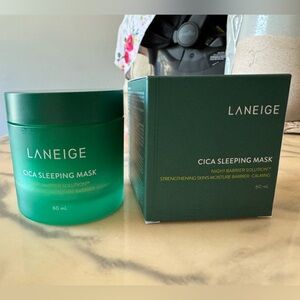 New laneige cica sleeping masks set of 2 60ml each